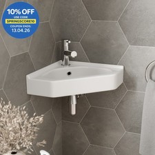 Cloakroom Corner Wall Hung