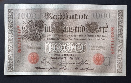 German 1000 mark pre - mark,