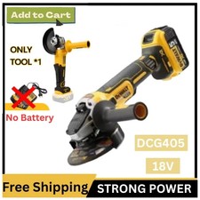 DEWALT DCG405 125mm Flat Head Angle Grinder Bare Tool 18V Brushless Lithium