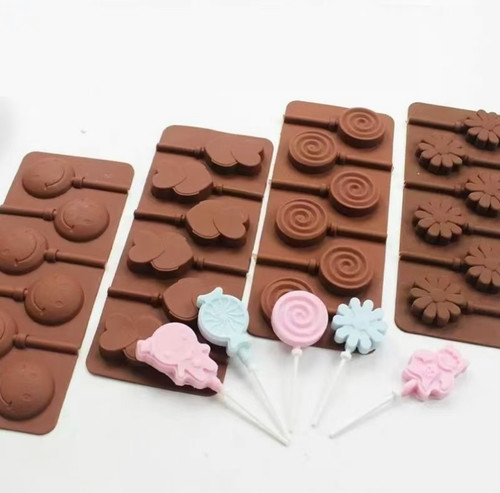 Silicone lollipop chocolate - silicone,