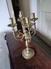 FIVE ARM ORNATE VINTAGE BRASS