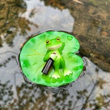 Water Floating With Frog