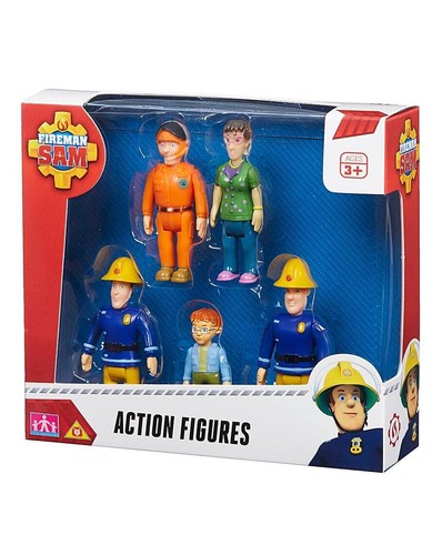 Fireman sam toy figures set - sam,