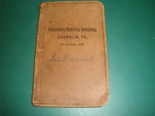 Antique shamokin banking - antique,