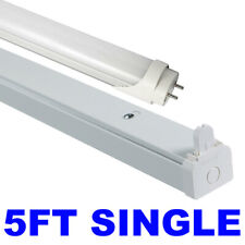LED T8 Tube Bright Source Fluorescent Tube 5FT Single Light Fitting Ceiling Wall