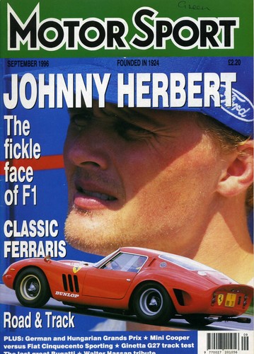 Motor sport ferrari - (sep, 1996)