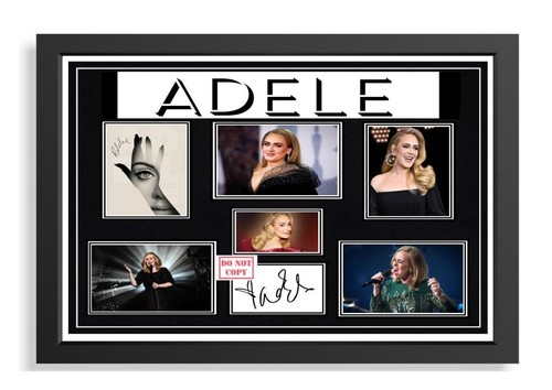 Adele signed a4 - signed,