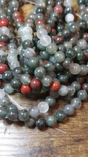Natural Bloodstone 6mm Beads