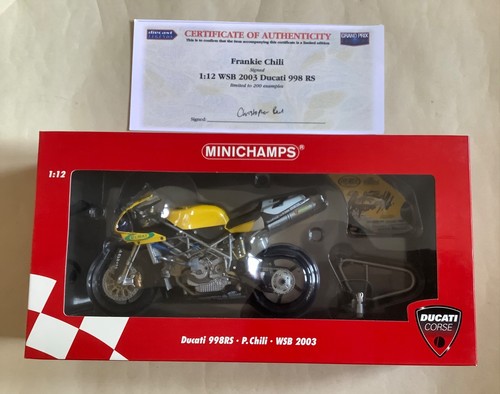 Signed minichamps ducati - signed,