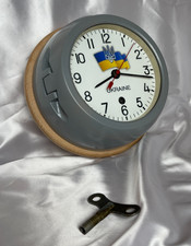 RARE! RELIABLE SHIP CLOCK Vintage USSR UKRAINIAN STATE SUBMARINE NAVY MARINE