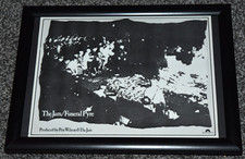 THE JAM band A4 FRAMED original 1981 funeral pyre ALBUM art promo poster