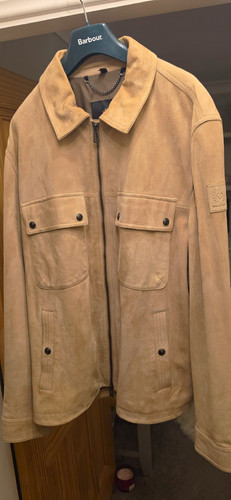 Belstaff men beige suede - belstaff, men’s