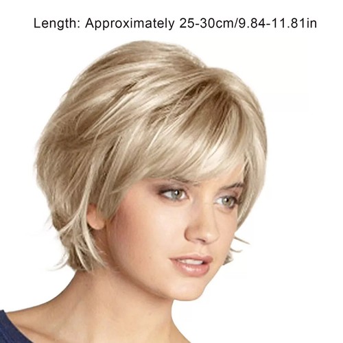 Wigs blonde bob wavy hair - wavy,