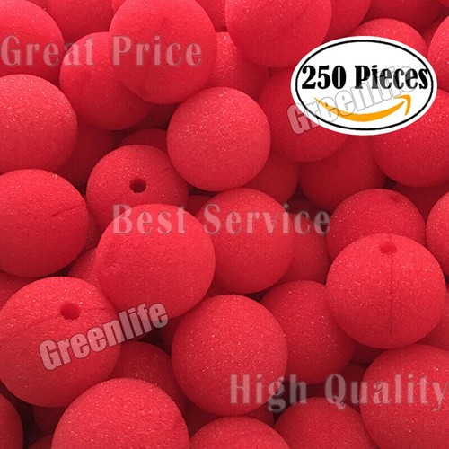 Red sponge balls foam circus - red,