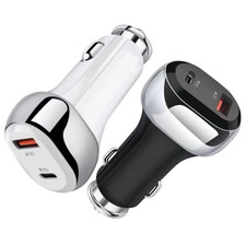 30W 2-Port Fast Car Charger 1
