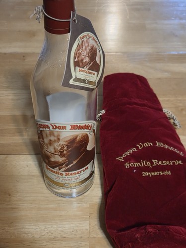 Pappy van winkle - winkle, empty