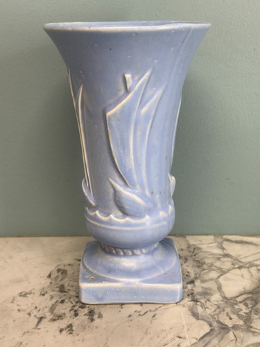 Mccoy art pottery - art, sailboat