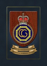 BRITISH COASTGUARD FRAMED SHIPS CRESTS - HUNDREDS OF HM SHIPS IN STOCK