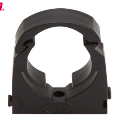 Mdpe pipe clips blue - blue,, black