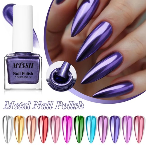 Metallic nail polish super - metallic,