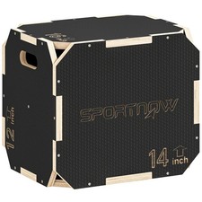 SPORTNOW Non-Slip Plyo Box