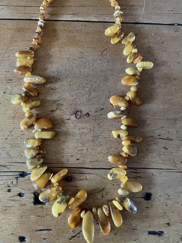 Vintage look amber large - ,