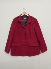 Red Tailored Jacket Coat |