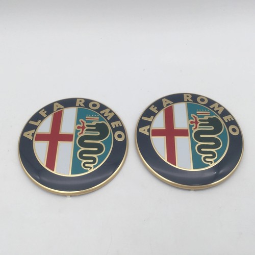 2pcs 74mm alfa romeo - romeo, front