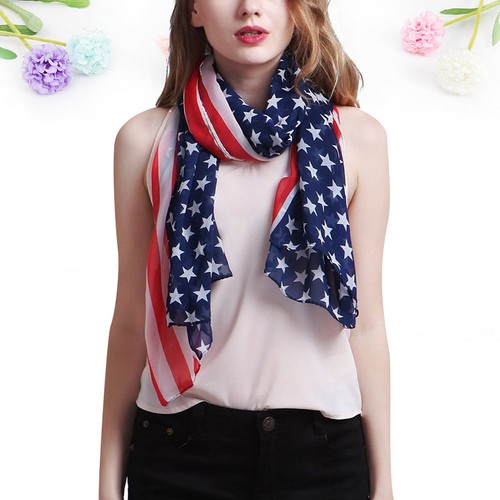 Usa flag scarf fourth - fourth, of