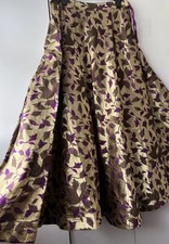 Lehenga Skirt floral purple