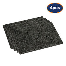 4pcs Black Speckled Granite Worktop Saver Paddle Cutting Slicing Chopping Board