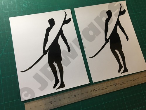 Surfer surf guy stickers - surfer,