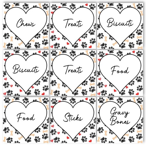 Pet jar stickers labelled - stickers,,