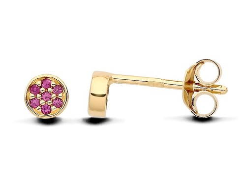 9ct yellow gold silver ruby - 9ct,