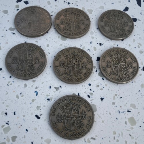 British half crown coin - half, lot