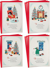SET OF 4 - HALLMARK 'twas the