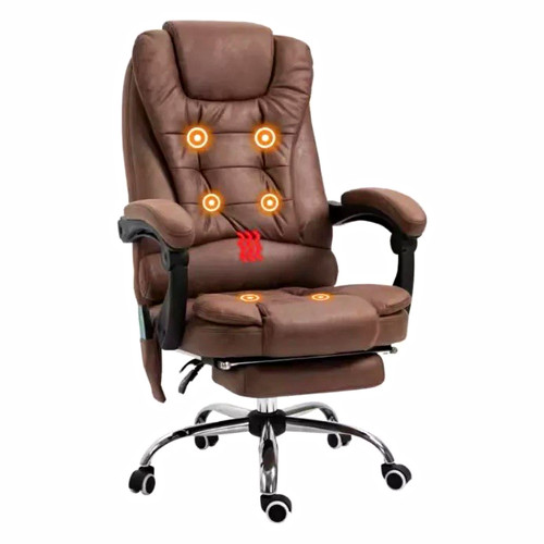 Brown recliner chair - chair, with