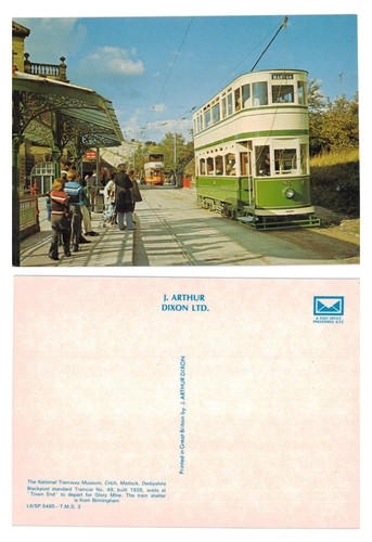 Postcard national tramway - postcard,