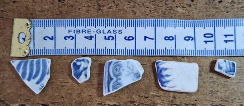 Seaham sea pottery blue - sea,