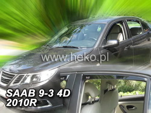Heko wind deflectors for - heko, saab