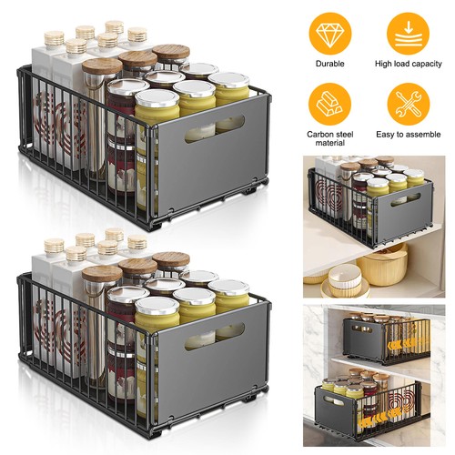 Pull out cabinet organizer - pull,