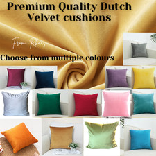 Dutch & Crushed Velvet Cushion