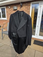 Vintage Black Wool Double