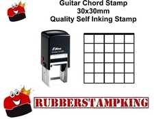 Guitar chord stamp self - stamp, self-inking