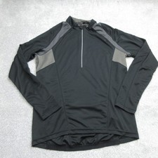 Endura Jersey Mens Medium Black Hummvee II Long Sleeve Cycling MTB Bike Top 1/4