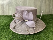 BHS Lilac Straw Wide Brimmed