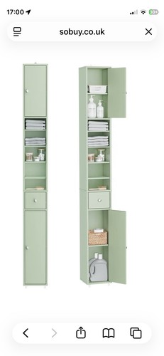 Sobuy tall bathroom storage - sobuy,