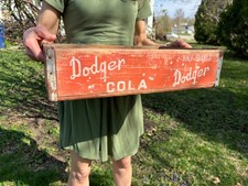 Dodger Cola Wood Crate  RARE