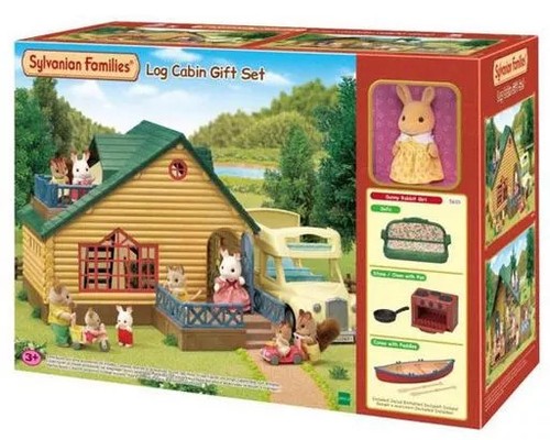 Sylvanian families log cabin - sylvanian,