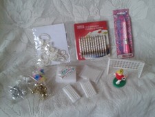 Cake Decorating Bundle (Musical Candle, Candles & Holders Age Nos. Goal Post etc